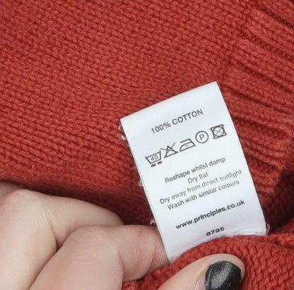 Womens UK Size 12 Principles Red Pullover Jumper