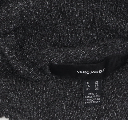 Womens UK Size XS VERO MODA Grey Pullover Jumper