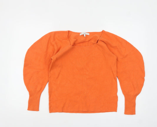Womens UK Size 12 NEXT Orange Pullover Jumper