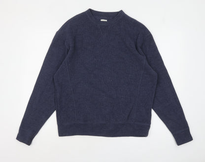 Mens UK Size M Calvin Klein Jeans Blue Pullover Jumper