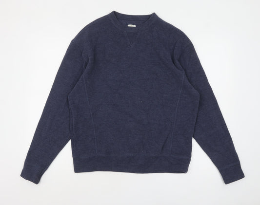 Mens UK Size M Calvin Klein Jeans Blue Pullover Jumper