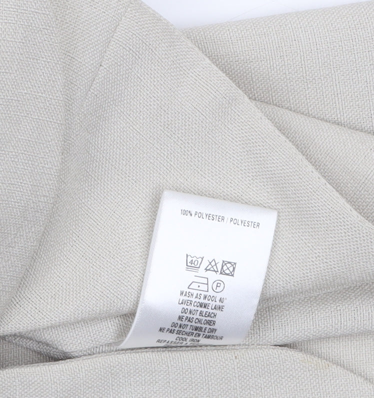 Eastex Women Beige Short Sleeve Blazer UK 16 Classic Business Jacket