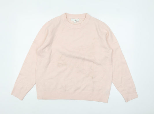 Womens UK Size M Marks and Spencer Pink Pullover Jumper