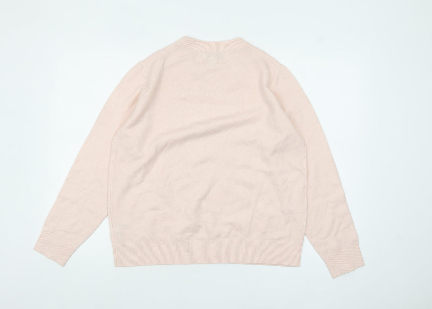 Womens UK Size M Marks and Spencer Pink Pullover Jumper