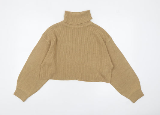 Womens UK Size M H&M Beige Pullover Jumper