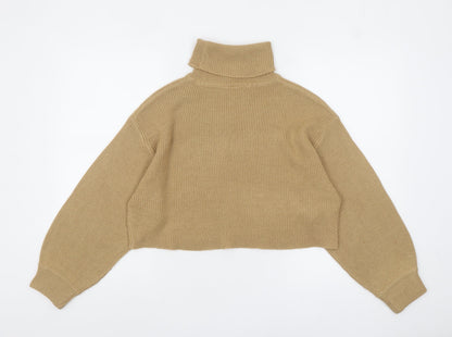 Womens UK Size M H&M Beige Pullover Jumper