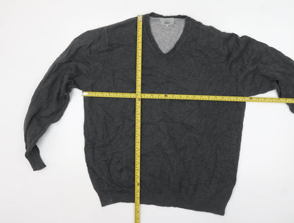 Mens UK Size XL Marks and Spencer Grey Pullover Jumper