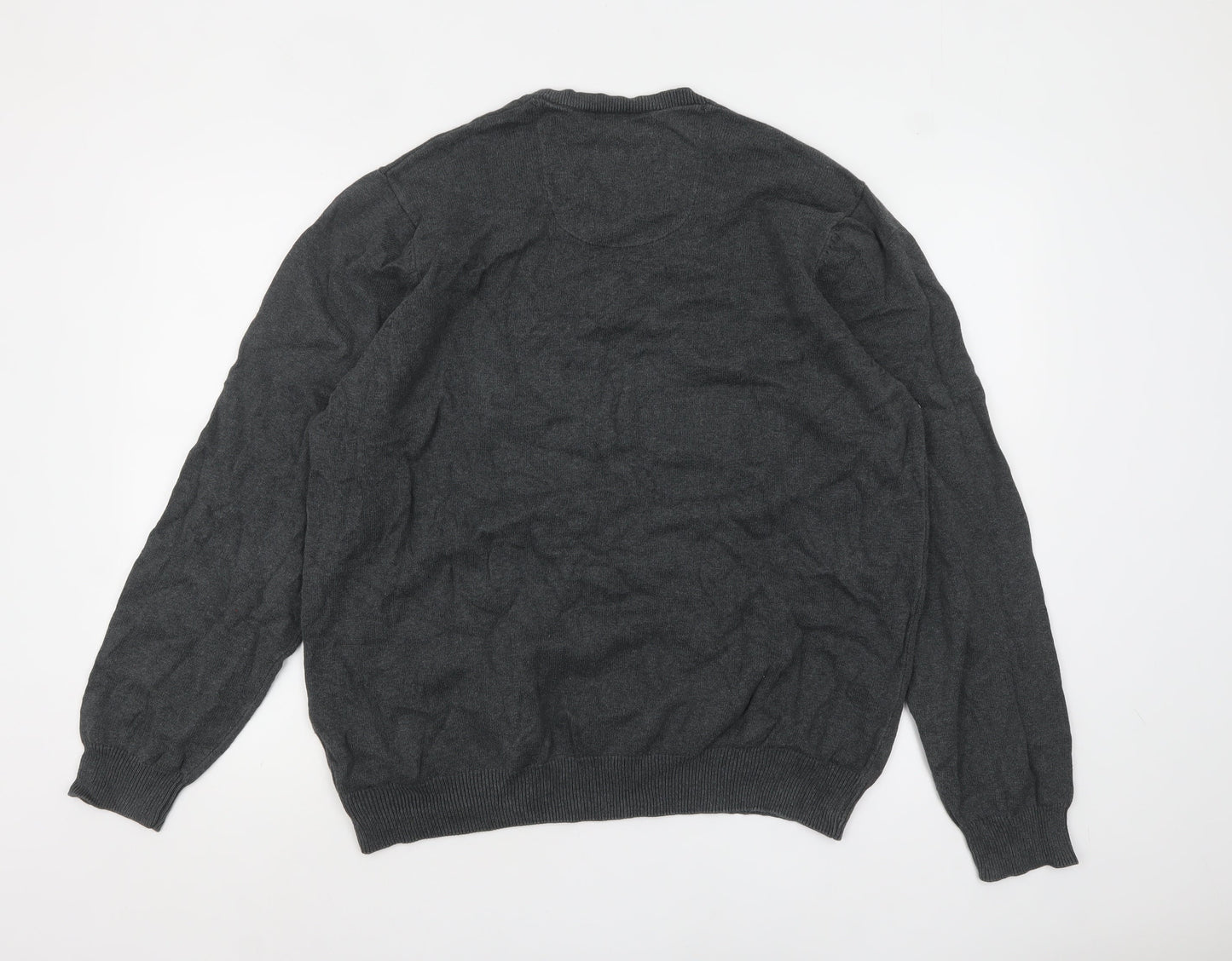 Mens UK Size XL Marks and Spencer Grey Pullover Jumper