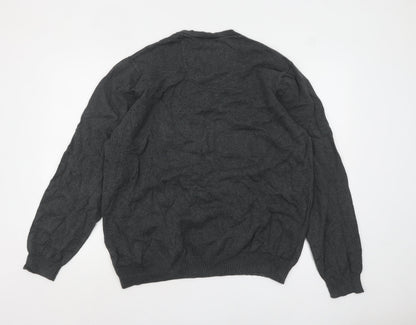 Mens UK Size XL Marks and Spencer Grey Pullover Jumper