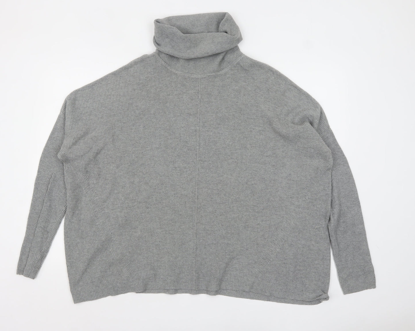 Womens UK Size 12 Warehouse Grey Pullover Jumper