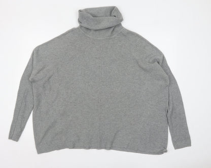 Womens UK Size 12 Warehouse Grey Pullover Jumper