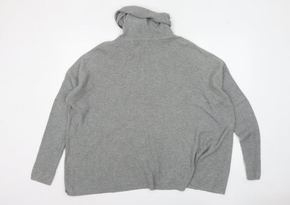 Womens UK Size 12 Warehouse Grey Pullover Jumper