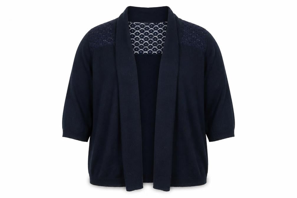 Womens UK Size 12/14 Anthology Blue Cardigan Jumper