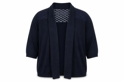 Womens UK Size 12/14 Anthology Blue Cardigan Jumper