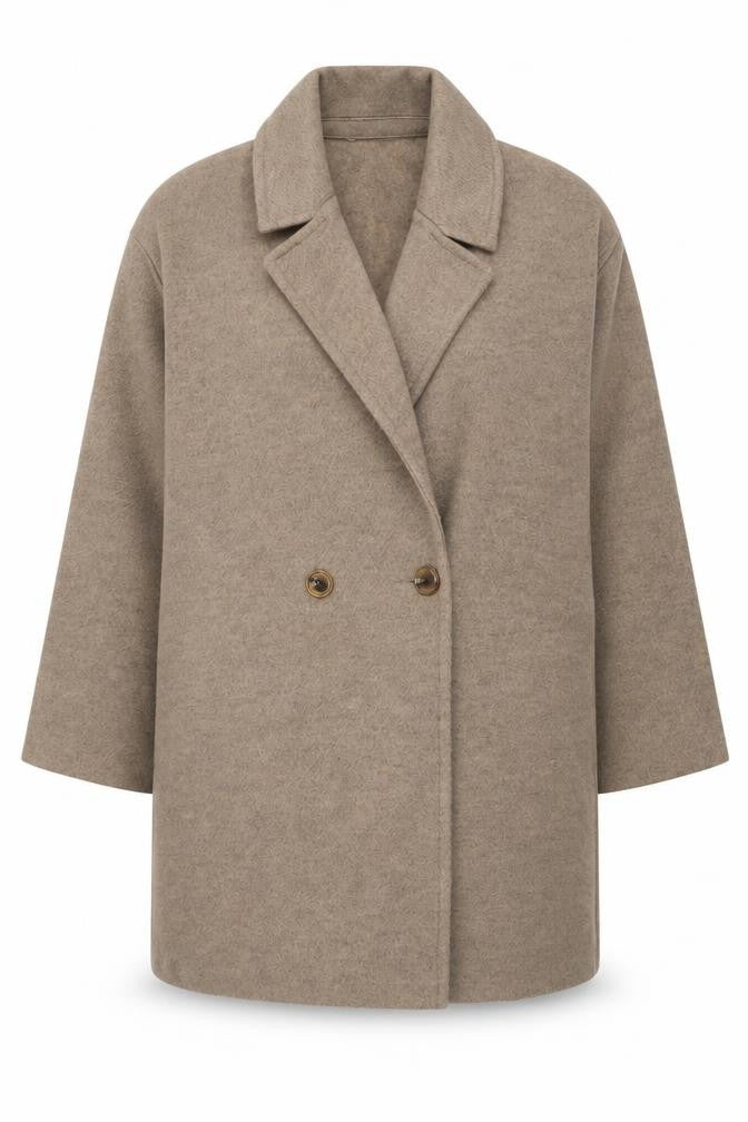 Womens UK Size 14 TU Beige Overcoat