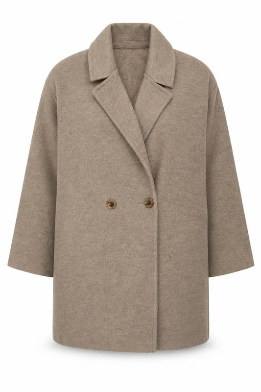 Womens UK Size 14 TU Beige Overcoat
