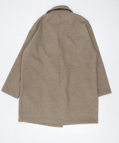 Womens UK Size 14 TU Beige Overcoat