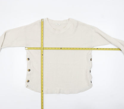 Womens UK Size 14 Fat Face Ivory Pullover Jumper