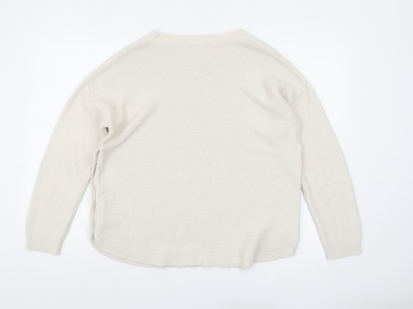 Womens UK Size 14 Fat Face Ivory Pullover Jumper
