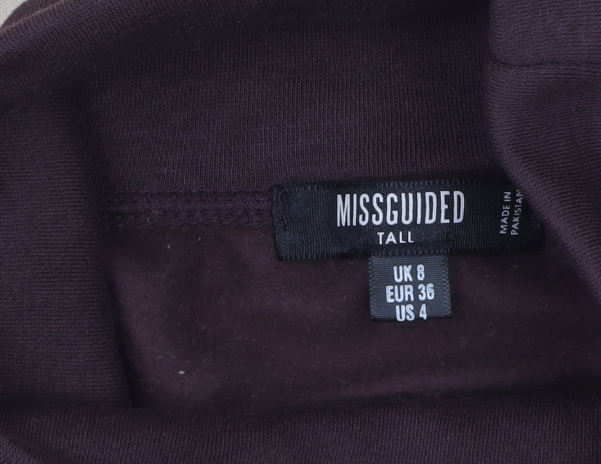Womens UK Size 8 Missguided T-Shirt Dress