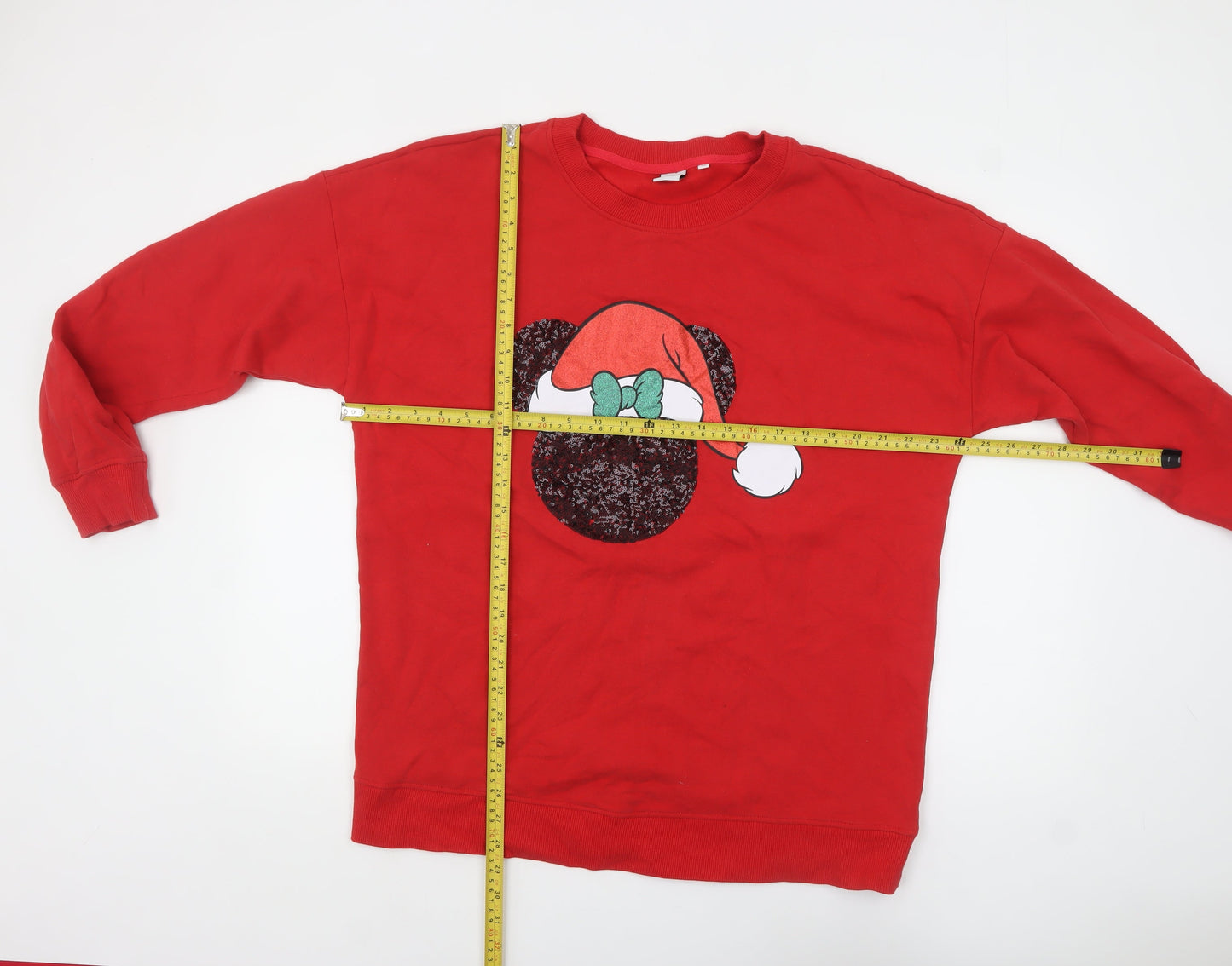 Womens UK Size XL NEXT Red Pullover Sweatshirt