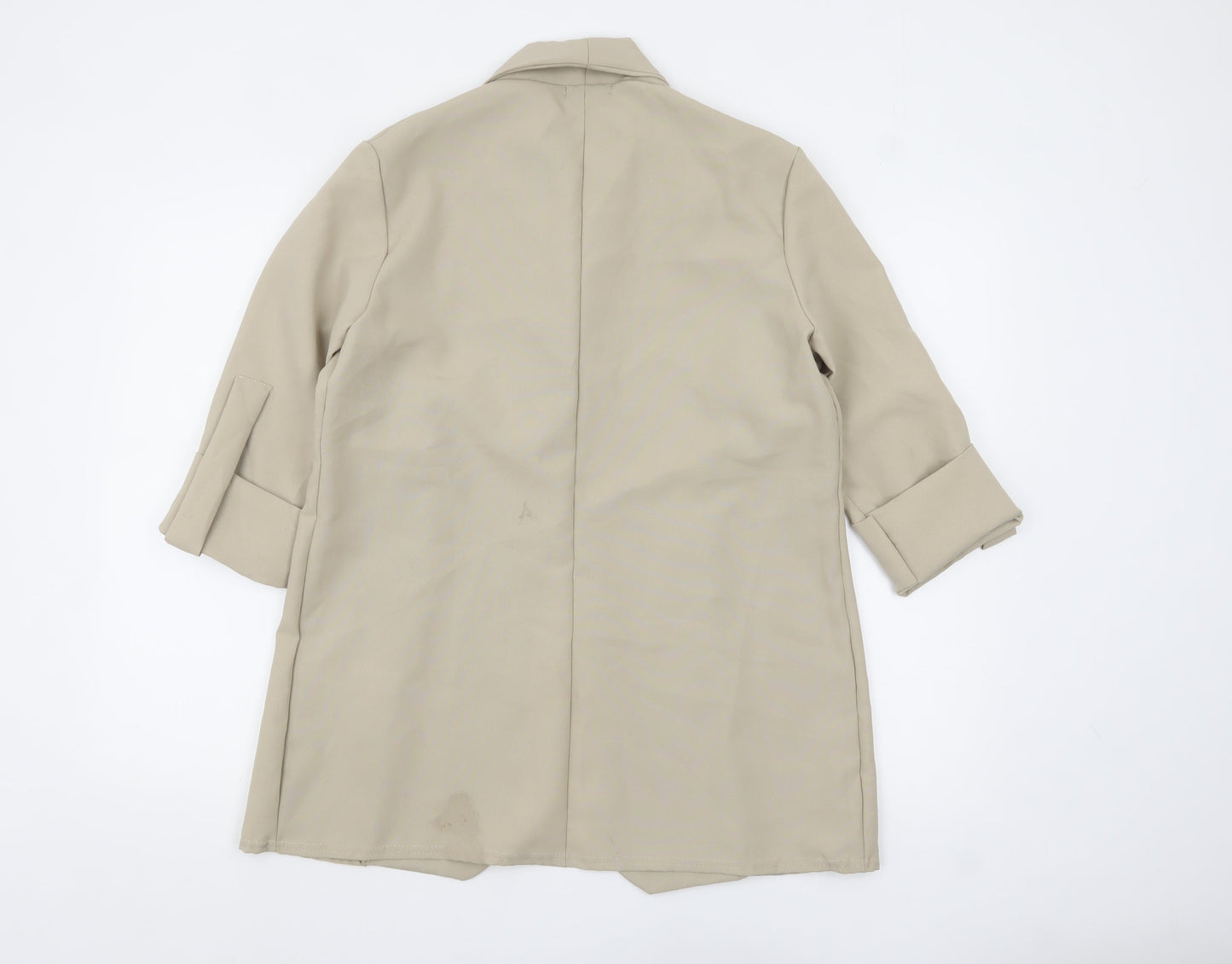 Womens UK Size 10 PRETTYLITTLETHING Regular Beige Blazer