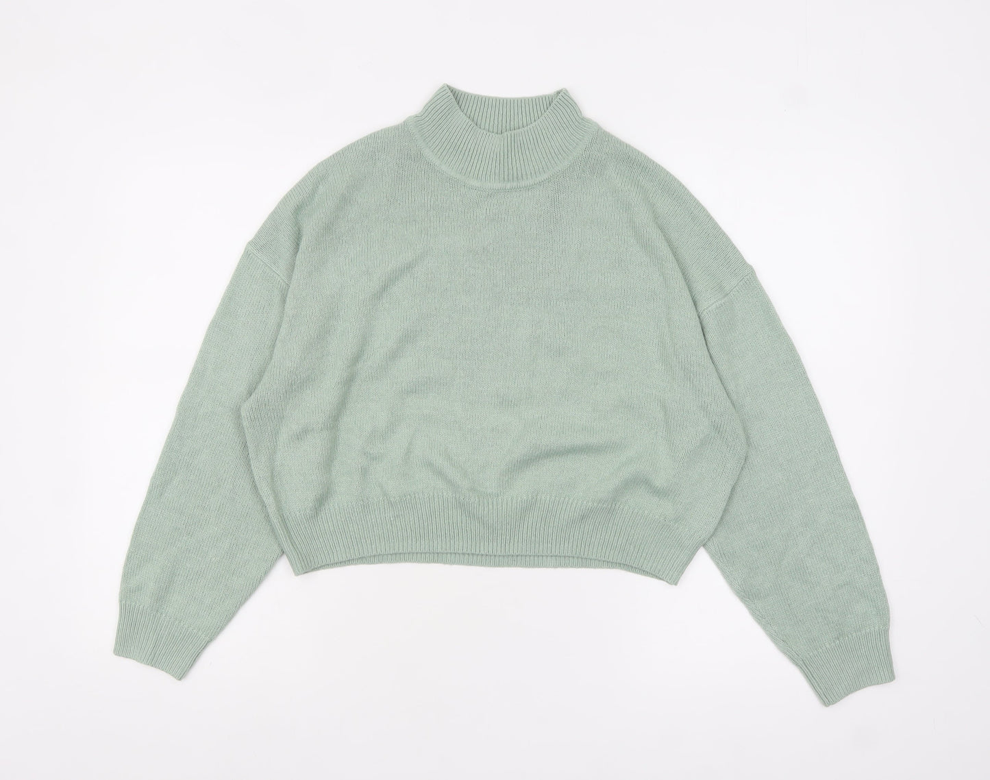 Womens UK Size 12 H&M Green Pullover Jumper