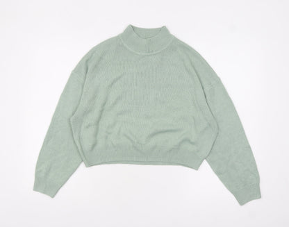 Womens UK Size 12 H&M Green Pullover Jumper