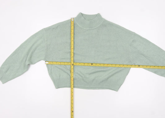 Womens UK Size 12 H&M Green Pullover Jumper