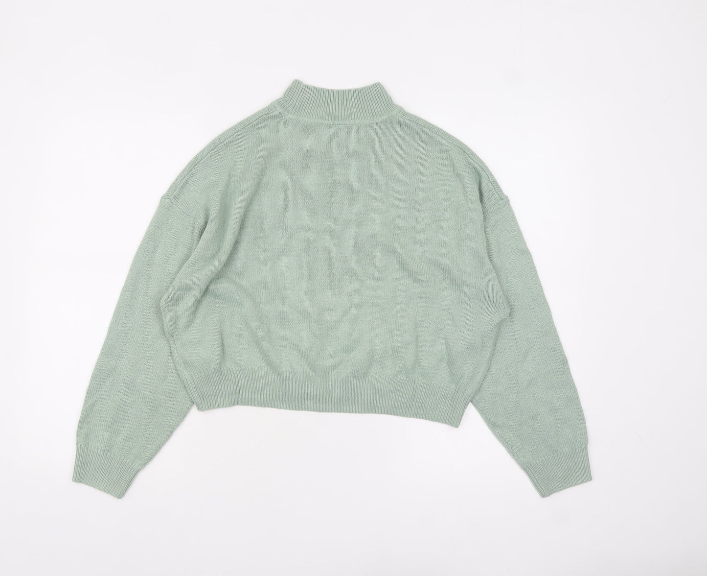 Womens UK Size 12 H&M Green Pullover Jumper