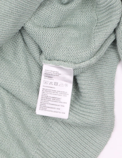 Womens UK Size 12 H&M Green Pullover Jumper