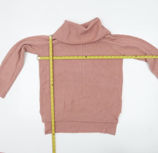 Womens UK Size S Oasis Pink Pullover Jumper