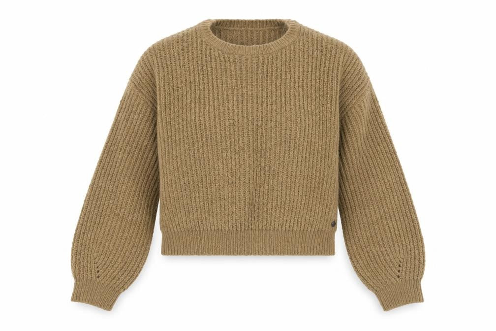 Womens UK Size XS Pull & Bear Beige Pullover Jumper