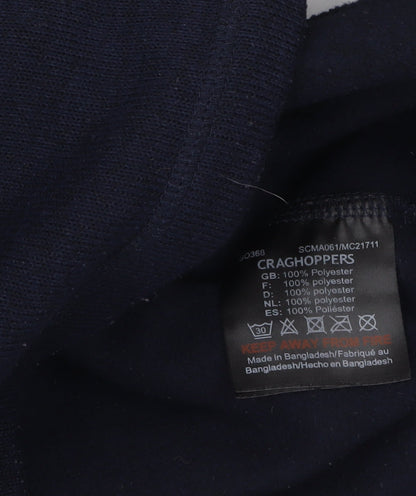 Mens UK Size L Craghoppers Blue Pullover Sweatshirt