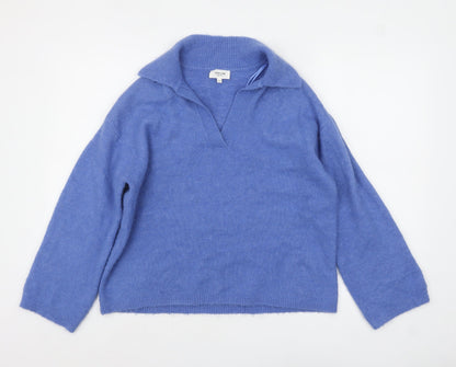 Womens UK Size S Grace & Mila Blue Pullover Jumper