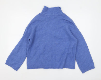 Womens UK Size S Grace & Mila Blue Pullover Jumper
