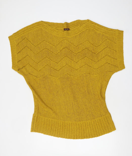 Womens UK Size 22 Savoir Yellow Pullover Jumper