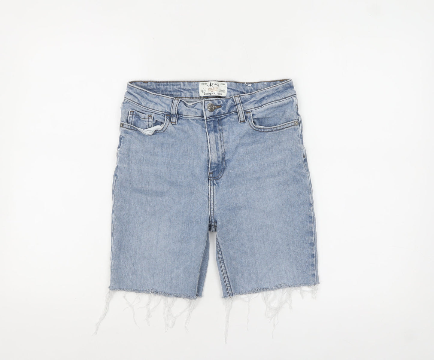 Womens UK Size 8R FatFace Relaxed Fit Cut-Off Shorts