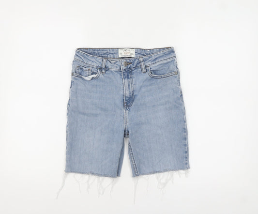 Womens UK Size 8R FatFace Relaxed Fit Cut-Off Shorts