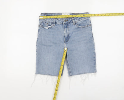 Womens UK Size 8R FatFace Relaxed Fit Cut-Off Shorts