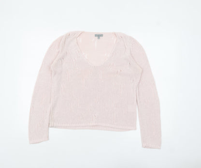 Womens UK Size M Marks and Spencer Pink Pullover Jumper