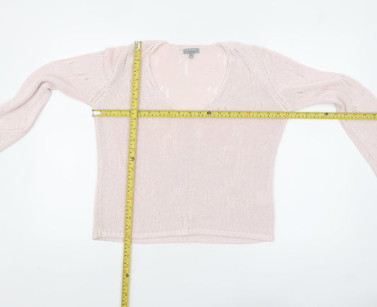 Womens UK Size M Marks and Spencer Pink Pullover Jumper