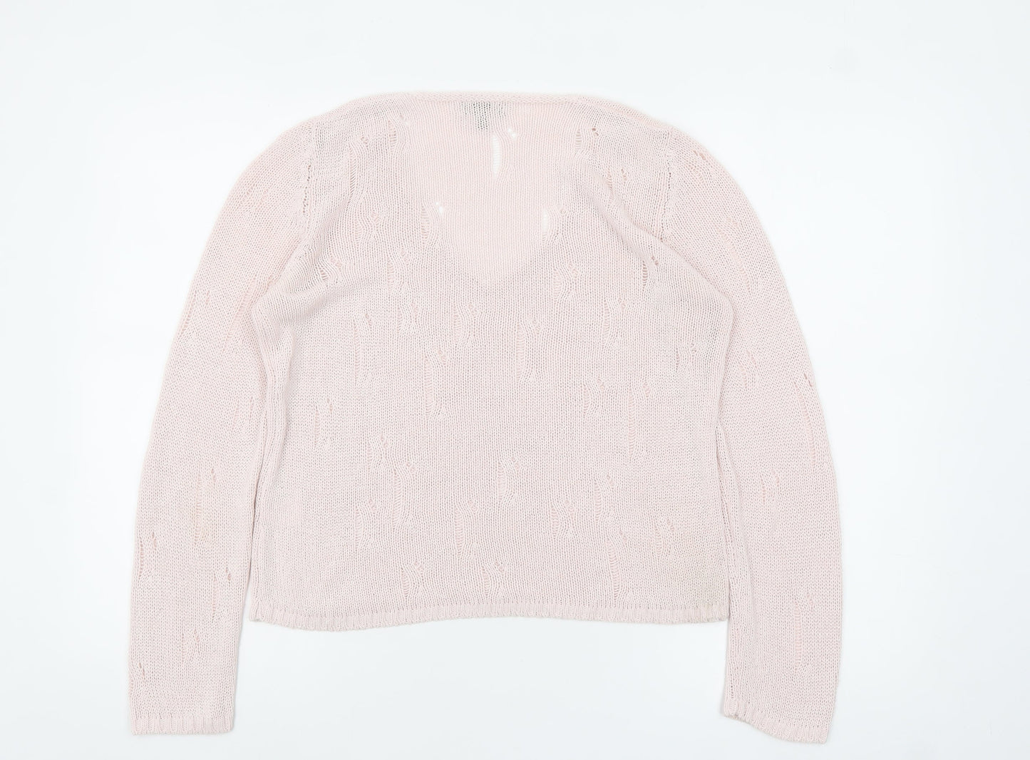 Womens UK Size M Marks and Spencer Pink Pullover Jumper