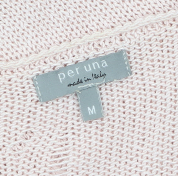 Womens UK Size M Marks and Spencer Pink Pullover Jumper