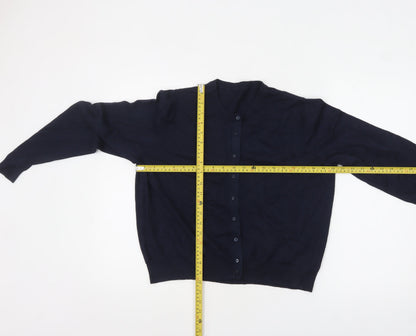 Marks and Spencer Women's Navy Blue Cardigan Size 20
