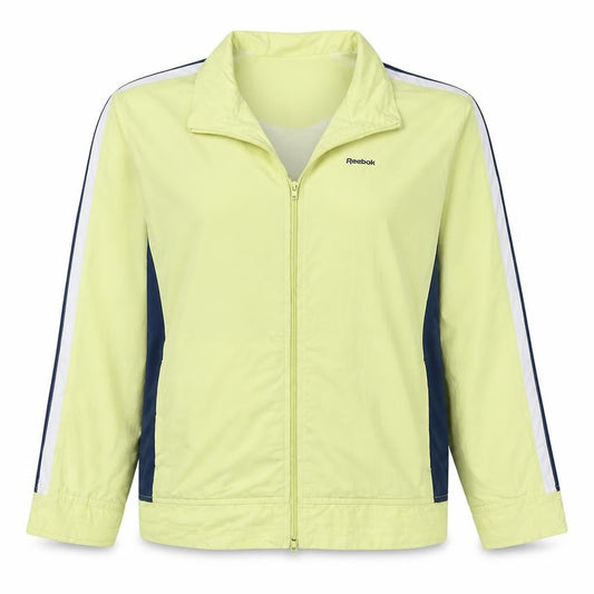Womens UK Size 14 Reebok Yellow Gym & TrainingRunning & JoggingCycling Jacket