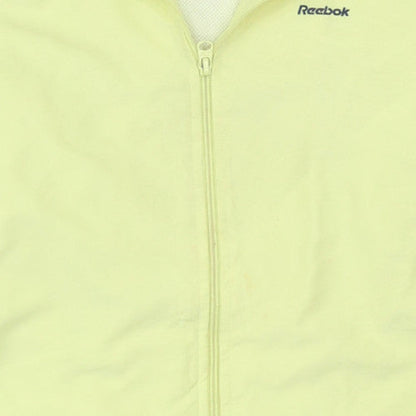 Womens UK Size 14 Reebok Yellow Gym & TrainingRunning & JoggingCycling Jacket
