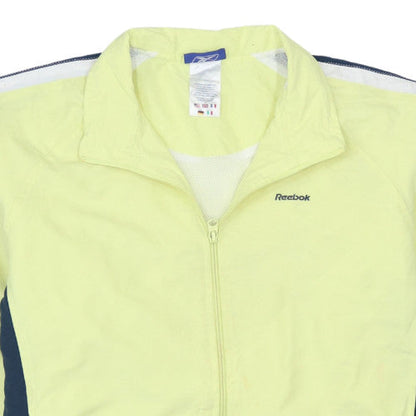 Womens UK Size 14 Reebok Yellow Gym & TrainingRunning & JoggingCycling Jacket