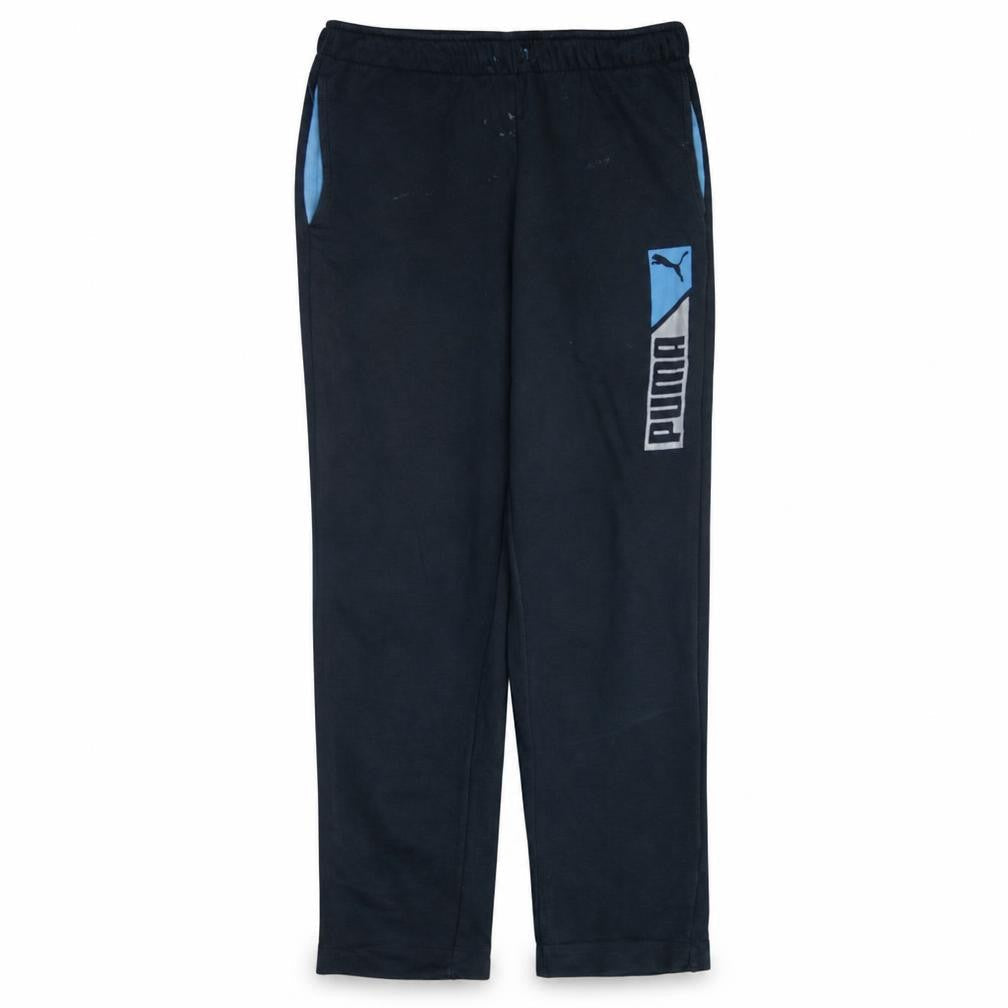 Mens UK Size L PUMA Regular Fit Sweatpants Black Trousers