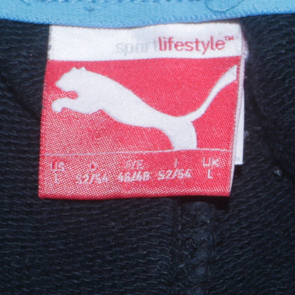 Mens UK Size L PUMA Regular Fit Sweatpants Black Trousers